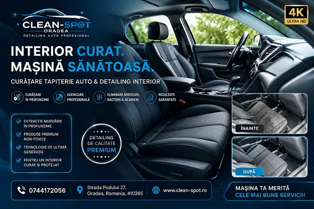 spalatorie cu aburi pentru tapiterie auto canapele saltele fotolii mochete in oradea cleanspot la domiciliu