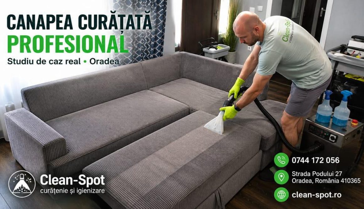 Curățare canapea la domiciliu Oradea – Studiu de caz real | Clean-Spot Curățare canapea la domiciliu Oradea – Studiu de caz real | Clean-Spot