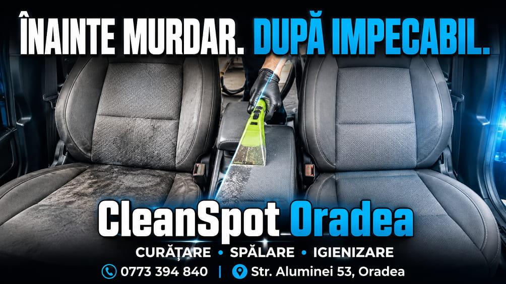 curatare spalare cu aburi si igienizare tapiterie interior auto detailing la domiciliu oradea cleanspot spalatorie curatatorie cu aburi